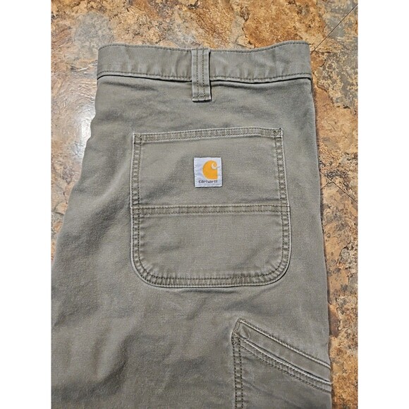 Carhartt Men's Size 40 Cargo Shorts Relaxed Fit Olive‎ Green Cotton (A232) - Picture 1 of 10